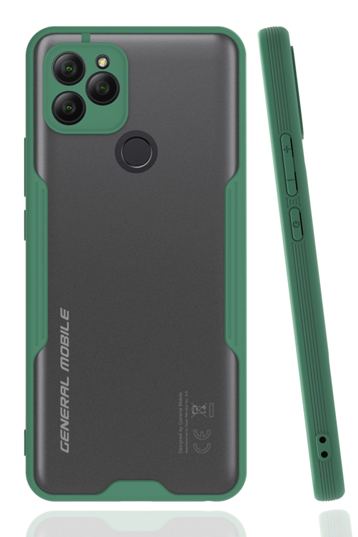  General Mobile GM 21 Kılıf Platin Silikon - Yeşil