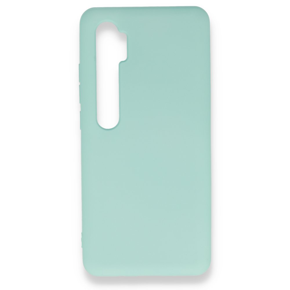  Xiaomi Mi Note 10 Lite Kılıf Nano içi Kadife Silikon - Turkuaz