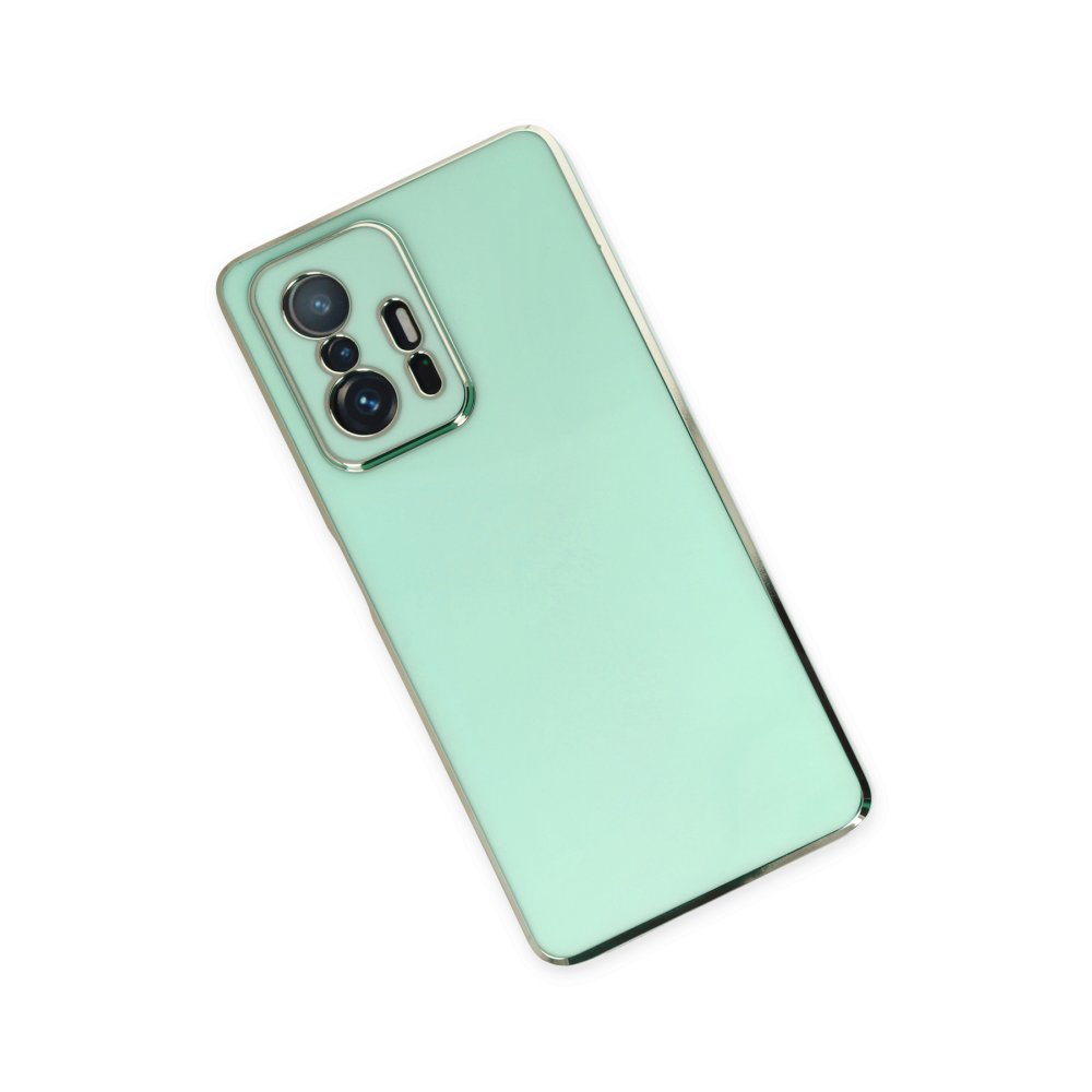  Xiaomi Mi 11T Pro Kılıf Volet Silikon - Açık Yeşil