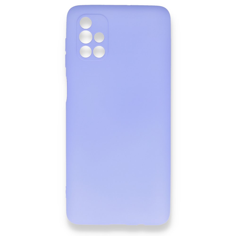  Samsung Galaxy M51 Kılıf First Silikon - Lila