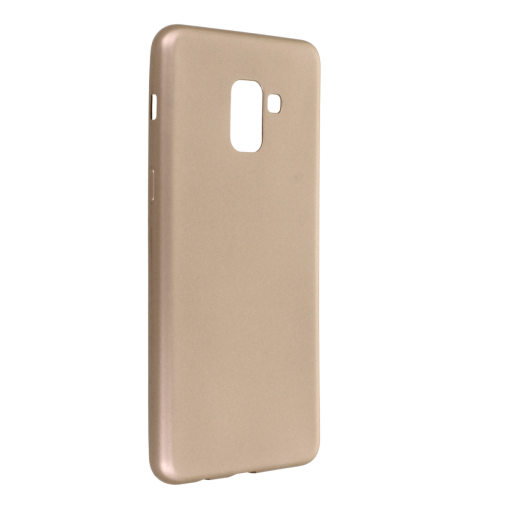  Samsung Galaxy A8 Plus 2018 Kılıf First Silikon - Gold
