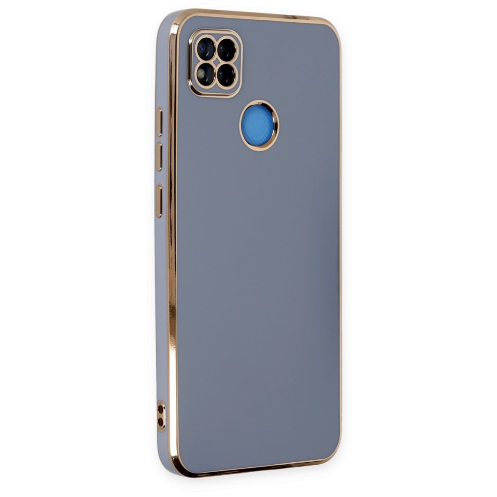 Redmi 9C Kılıf Volet Silikon - Mavi