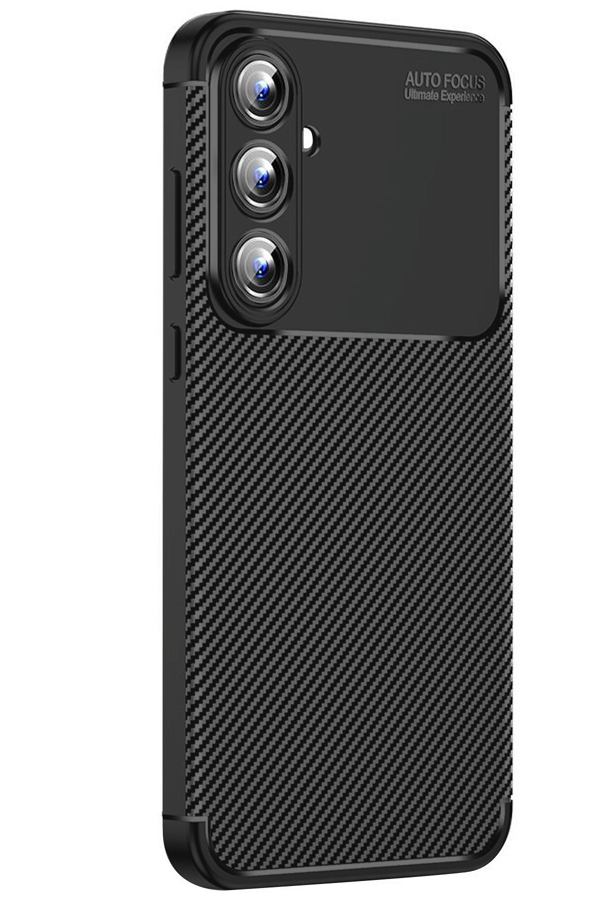  Samsung Galaxy A16 5G Kılıf Auto Focus Karbon Kapak - Siyah