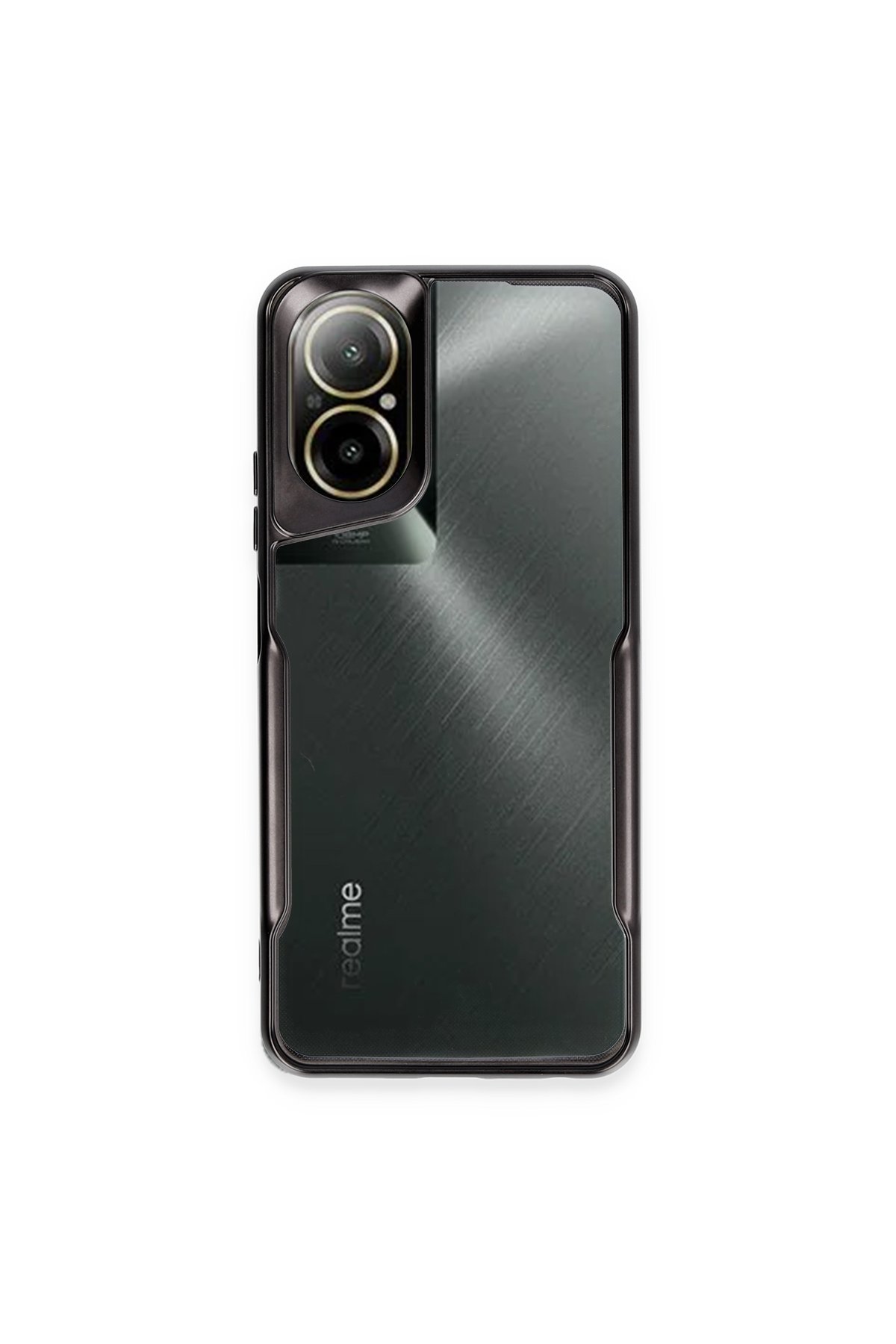 Realme 12 Lite Kılıf Boyi Silikon Kapak - Siyah  Realme 12 Lite Kılıf Boyi Silikon Kapak - Siyah
