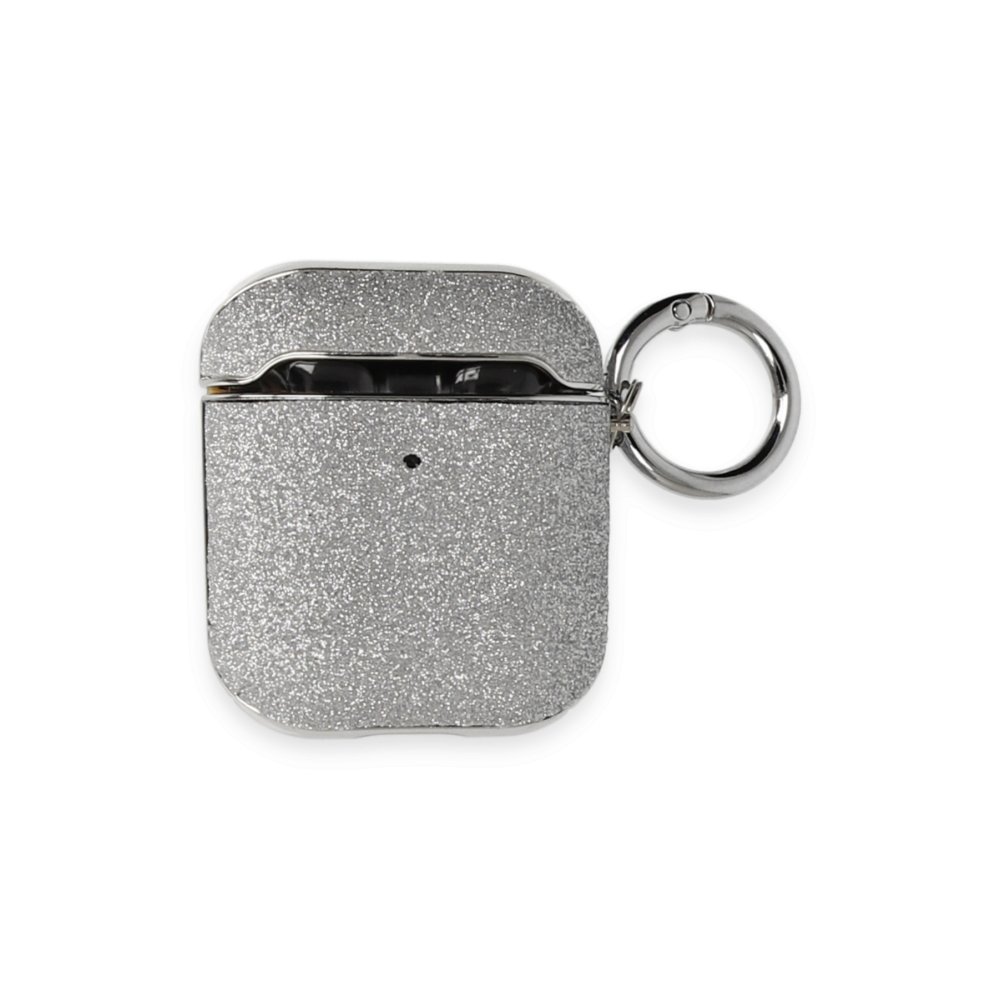 Airpods 2 (2.nesil) Spell Simli Kılıf - Gümüş Airpods 2 (2.nesil) Spell Simli Kılıf - Gümüş