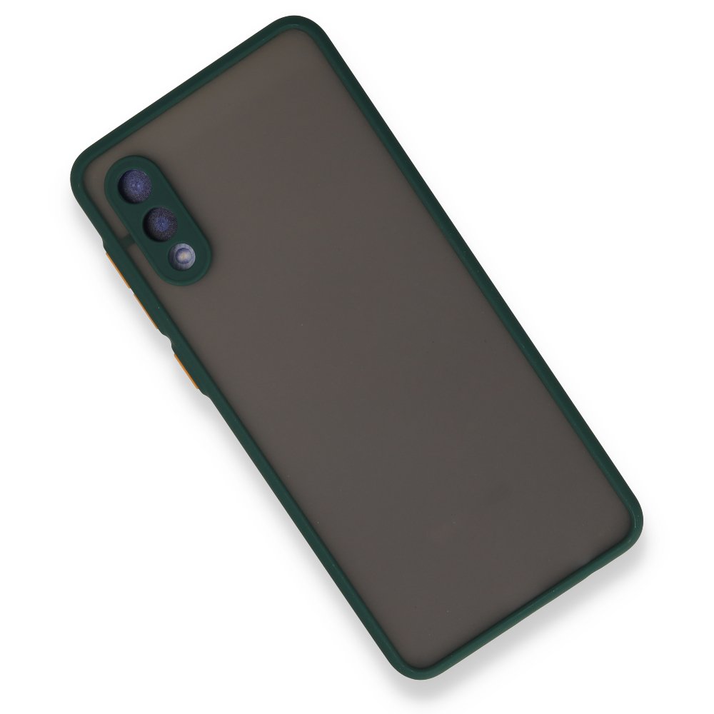  Samsung Galaxy A02 Kılıf Montreal Silikon Kapak - Yeşil