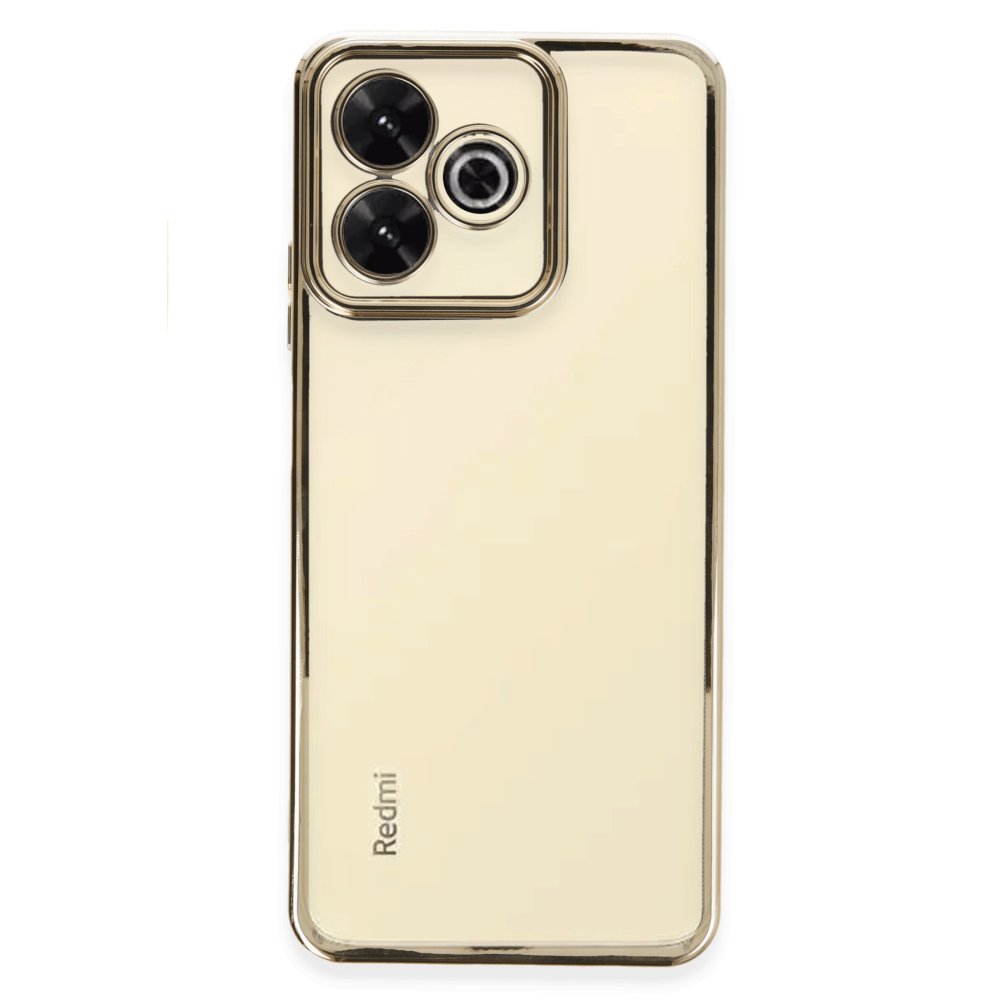Redmi 13 4G Kılıf Razer Lensli Silikon - Gold