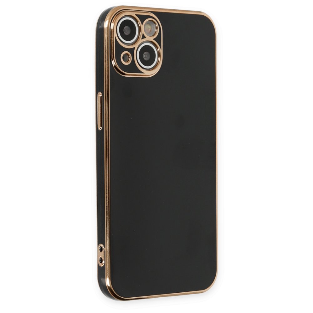  iPhone 14 Plus Kılıf Volet Silikon - Siyah