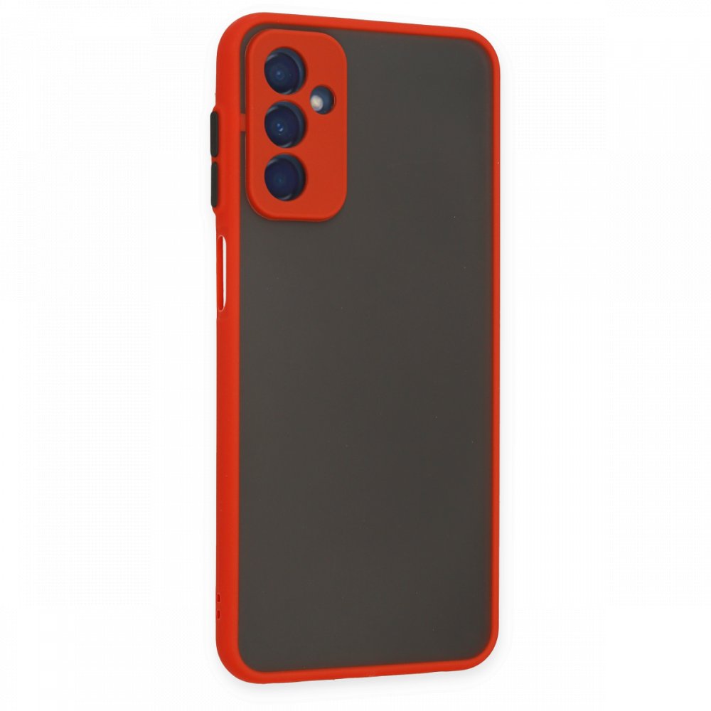  Samsung Galaxy M23 Kılıf Montreal Silikon Kapak - Kırmızı