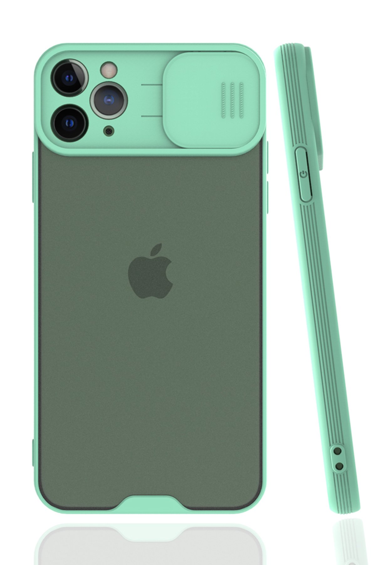 iPhone 11 Pro Kılıf Platin Kamera Koruma Silikon - Açık Yeşil iPhone 11 Pro Kılıf Platin Kamera Koruma Silikon - Açık Yeşil