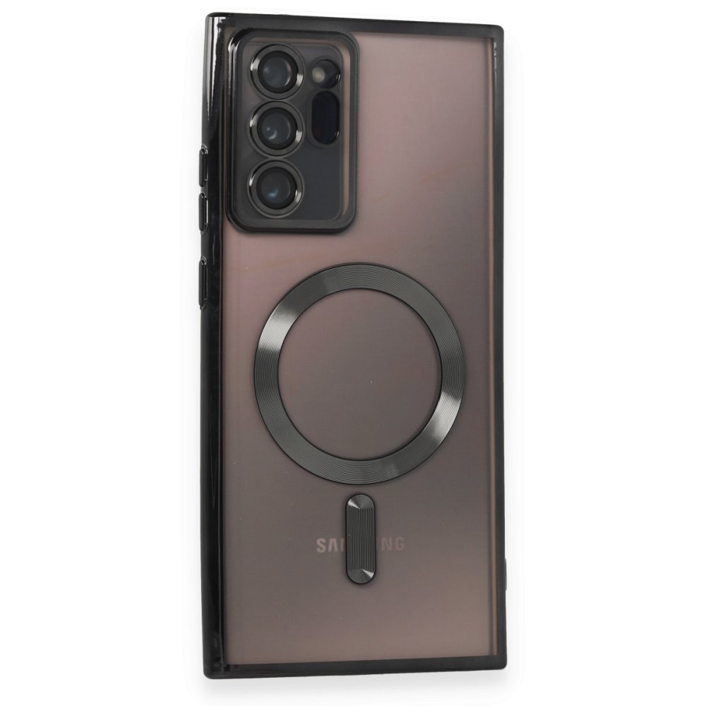  Samsung Galaxy Note 20 Ultra Kılıf Kross Magneticsafe Kapak - Siyah