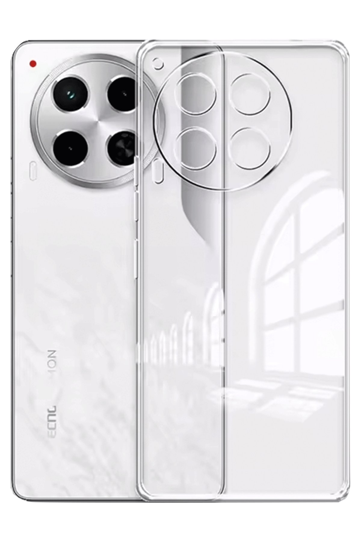 Tecno Camon 30 Kılıf Lüx Şeffaf Silikon