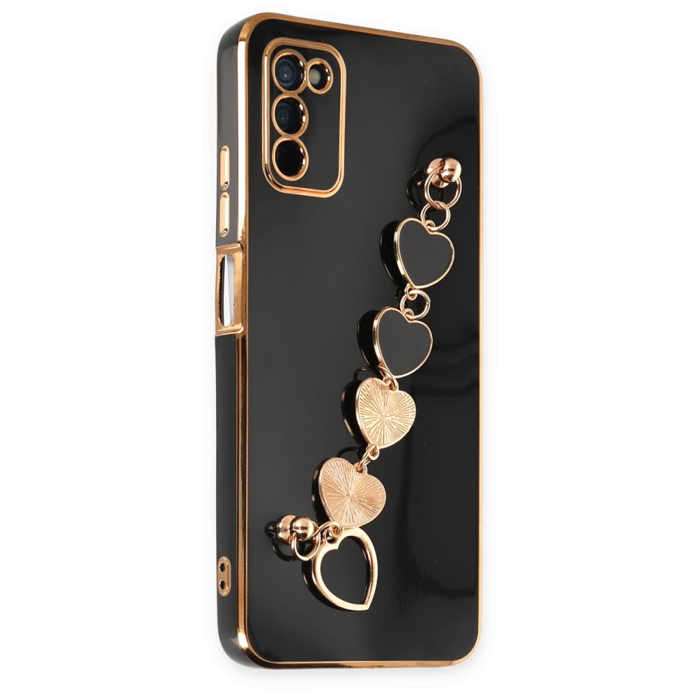  Samsung Galaxy A03S Kılıf Esila Silikon - Siyah