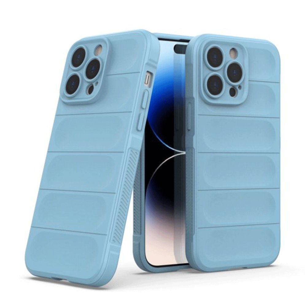 iPhone 15 Pro Max Kılıf Optimum Silikon - Sky Blue iPhone 15 Pro Max Kılıf Optimum Silikon - Sky Blue