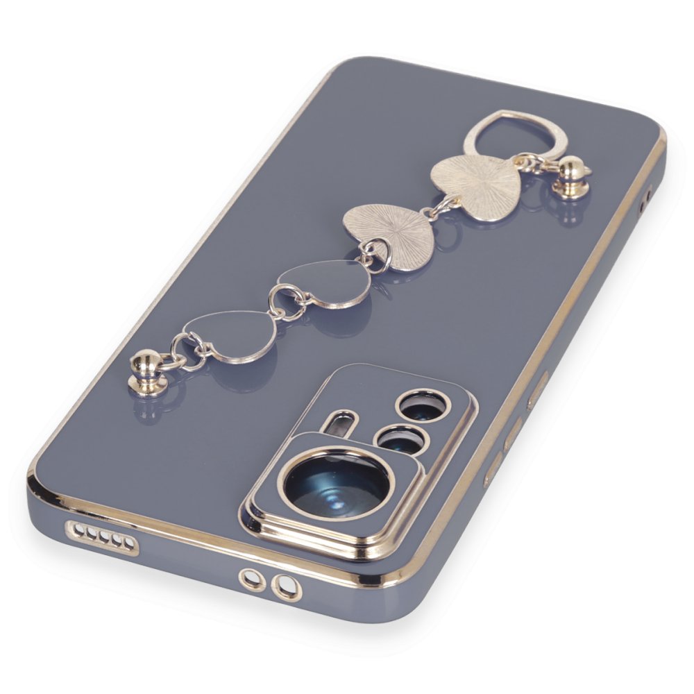 Xiaomi Mi 12T Pro Kılıf Esila Silikon - Gri  Xiaomi Mi 12T Pro Kılıf Esila Silikon - Gri