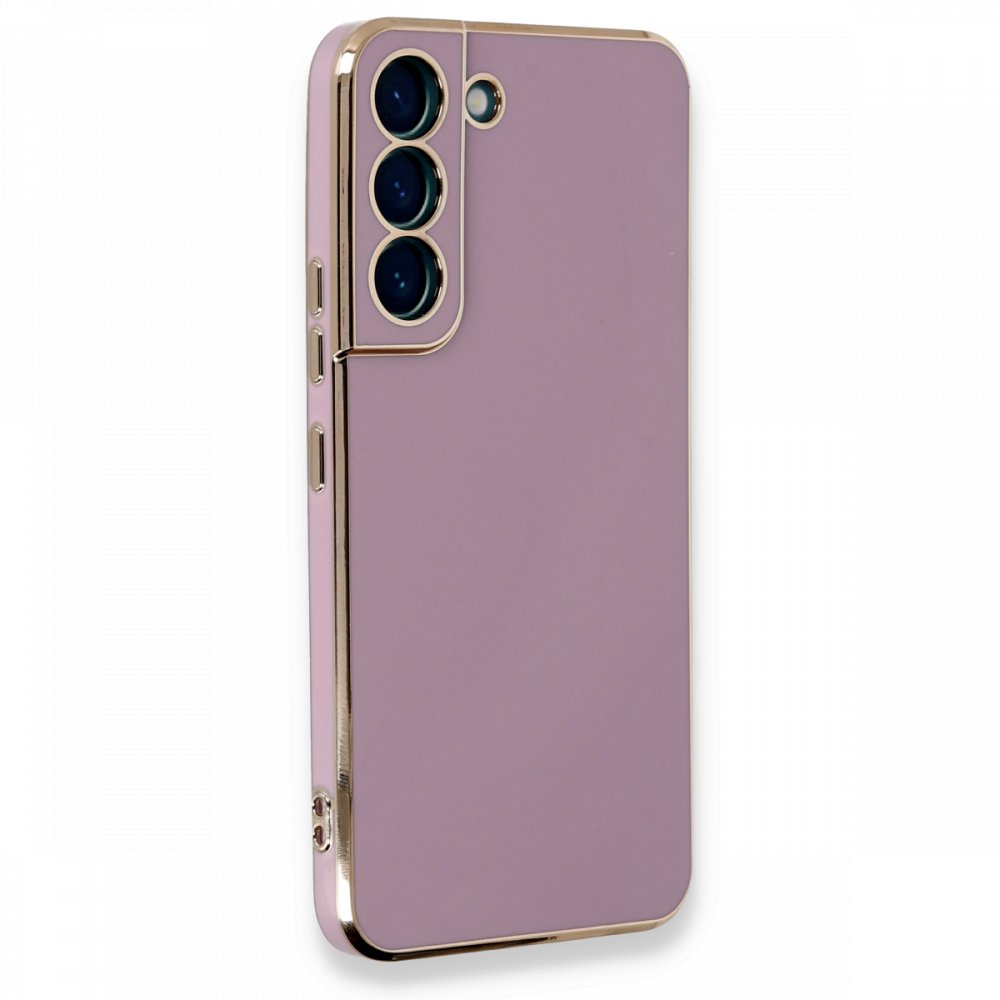  Samsung Galaxy S22 Plus Kılıf Volet Silikon - Mor