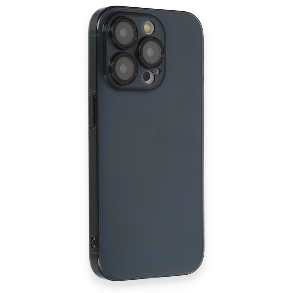  iPhone 13 Pro Kılıf Armada Lensli Kapak - Lacivert