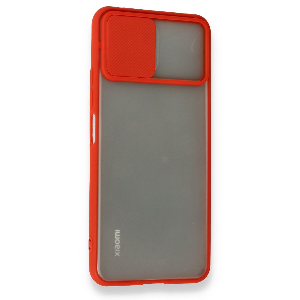 Xiaomi Mİ 11 Lite Kılıf Palm Buzlu Kamera Sürgülü Silikon - Kırmızı  Xiaomi Mİ 11 Lite Kılıf Palm Buzlu Kamera Sürgülü Silikon - Kırmızı