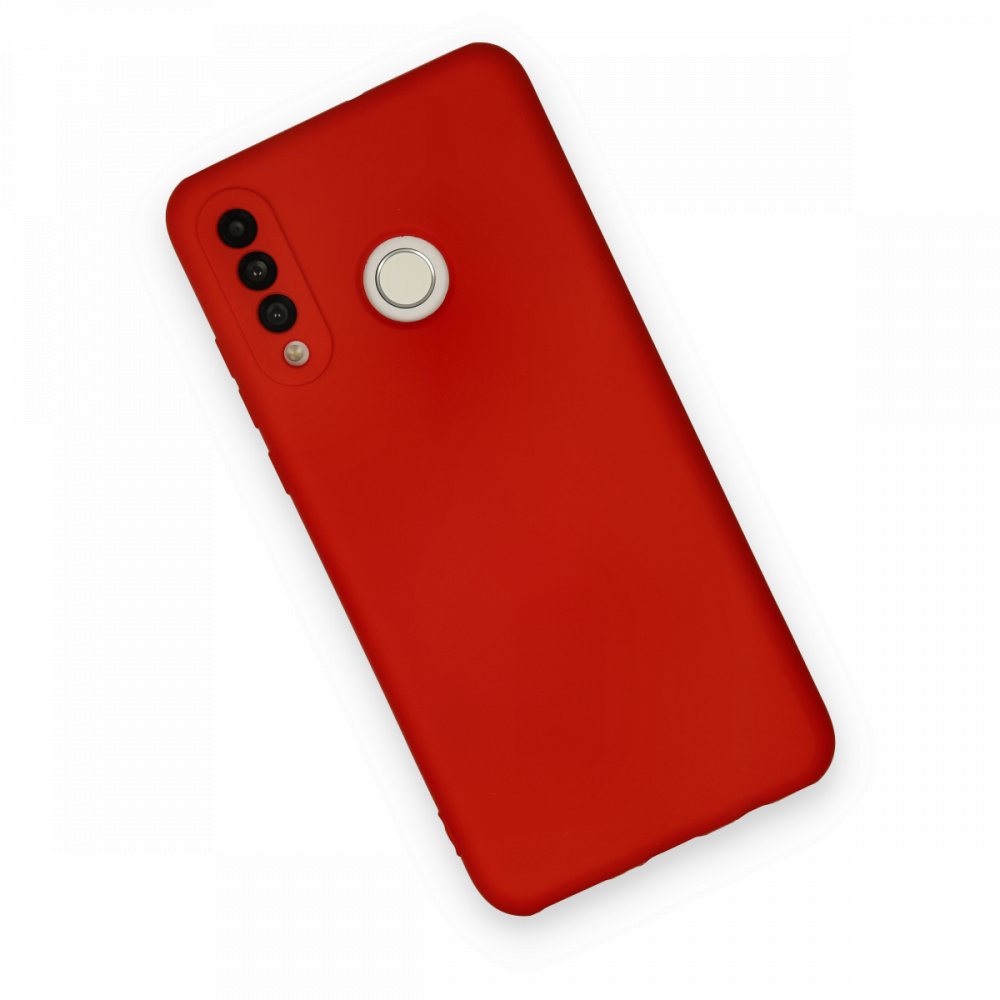 Huawei P30 Lite Kılıf Nano içi Kadife Silikon - Kırmızı Huawei P30 Lite Kılıf Nano içi Kadife Silikon - Kırmızı