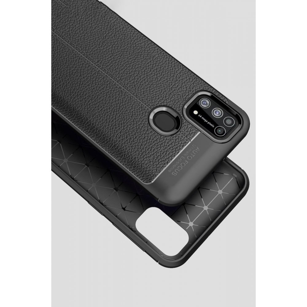 Samsung Galaxy M31 Kılıf Auto Focus Kapak - Lacivert