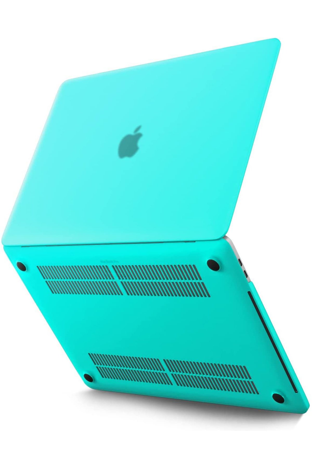 Macbook Pro 13 2021 Macbook Buzlu Kapak - Yeşil Macbook Pro 13 2021 Macbook Buzlu Kapak - Yeşil
