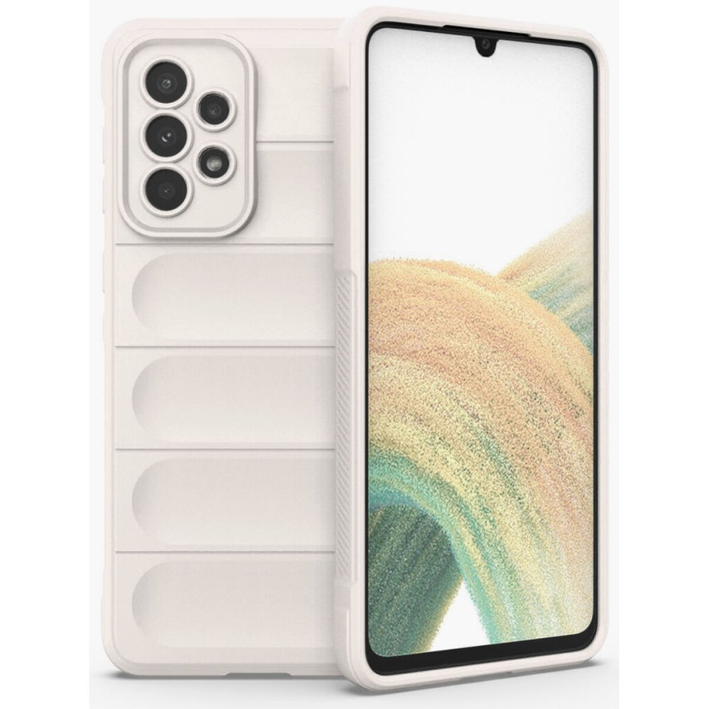  Samsung Galaxy A33 5G Kılıf Optimum Silikon - Krem