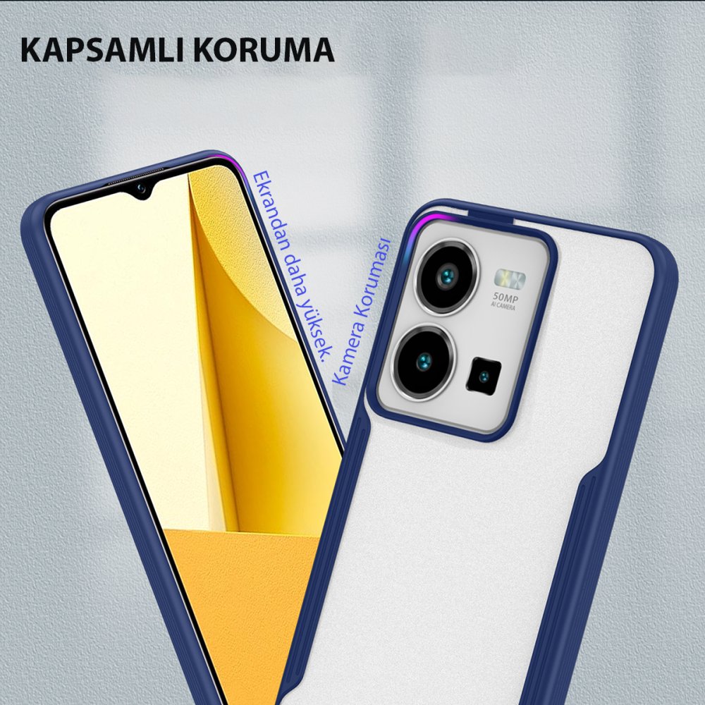 Vivo Y35 Kılıf Platin Silikon - Yeşil Vivo Y35 Kılıf Platin Silikon - Yeşil