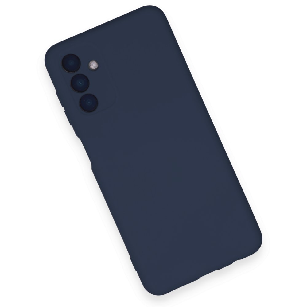  Samsung Galaxy A14 4G Kılıf Nano içi Kadife Silikon - Lacivert