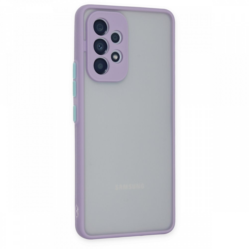  Samsung Galaxy A33 5G Kılıf Montreal Silikon Kapak - Mor
