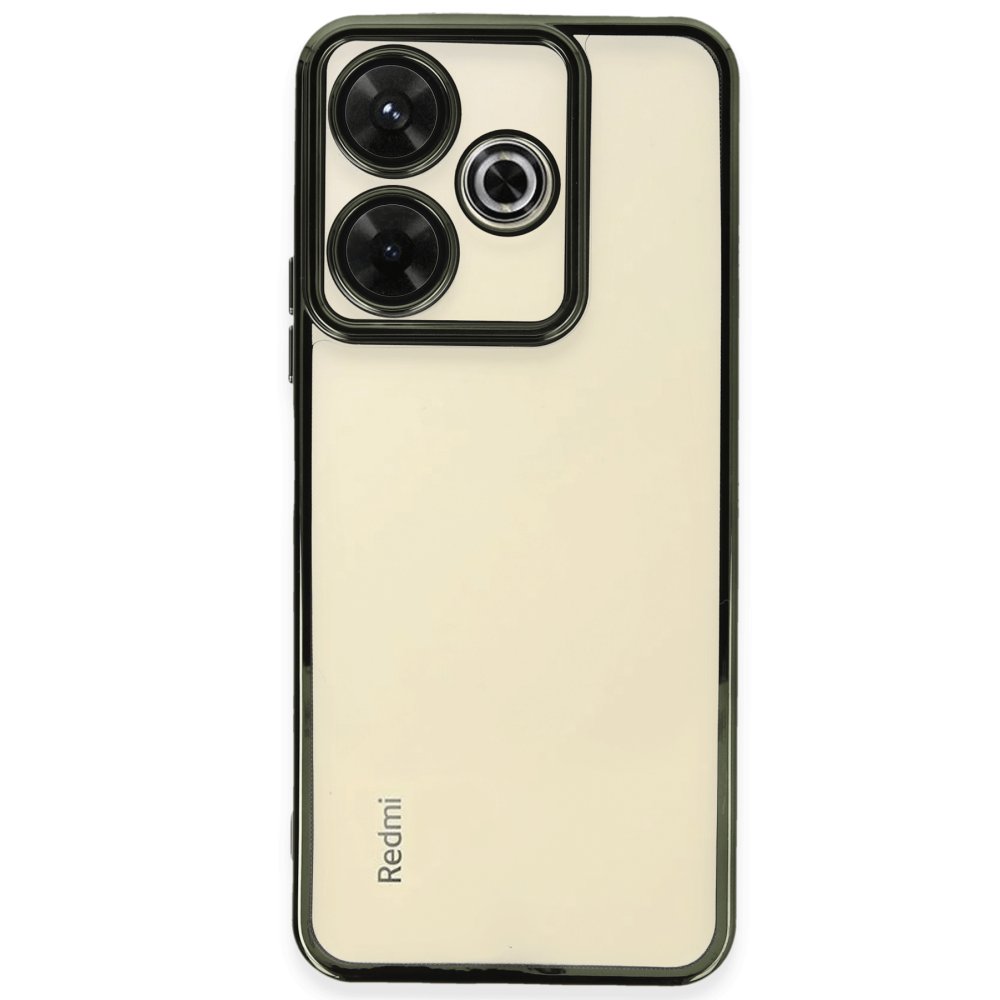 Redmi 13 4G Kılıf Razer Lensli Silikon - Yeşil