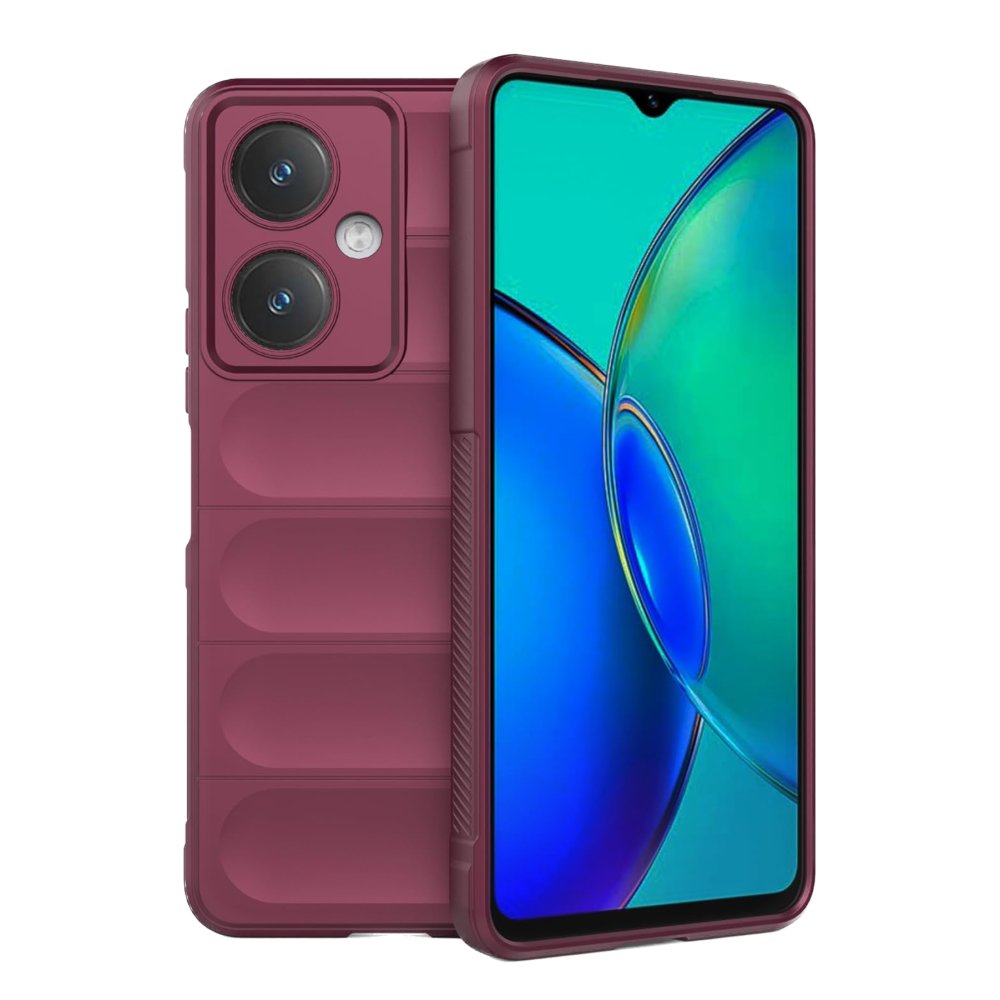  Vivo Y27 Kılıf Optimum Silikon - Bordo