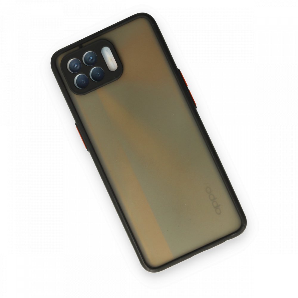 Oppo Reno 4 Lite Kılıf Montreal Silikon Kapak - Siyah Oppo Reno 4 Lite Kılıf Montreal Silikon Kapak - Siyah