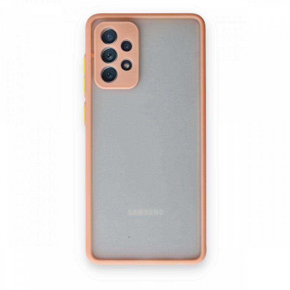  Samsung Galaxy A52S Kılıf Montreal Silikon Kapak - Pembe