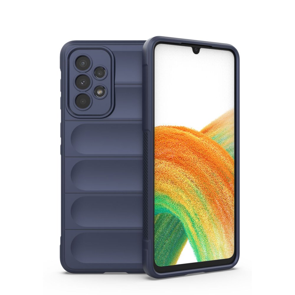  Samsung Galaxy A33 5G Kılıf Optimum Silikon - Lacivert