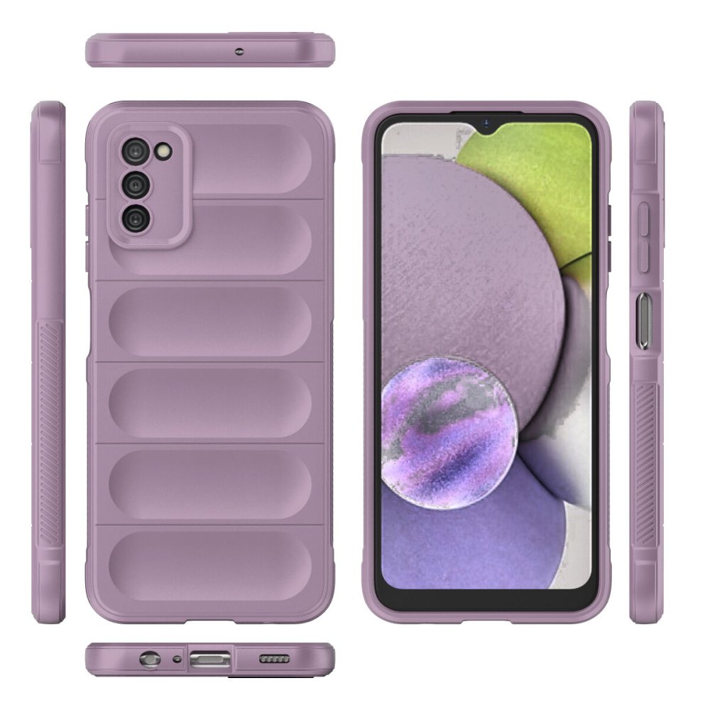  Samsung Galaxy A03S Kılıf Optimum Silikon - Mor