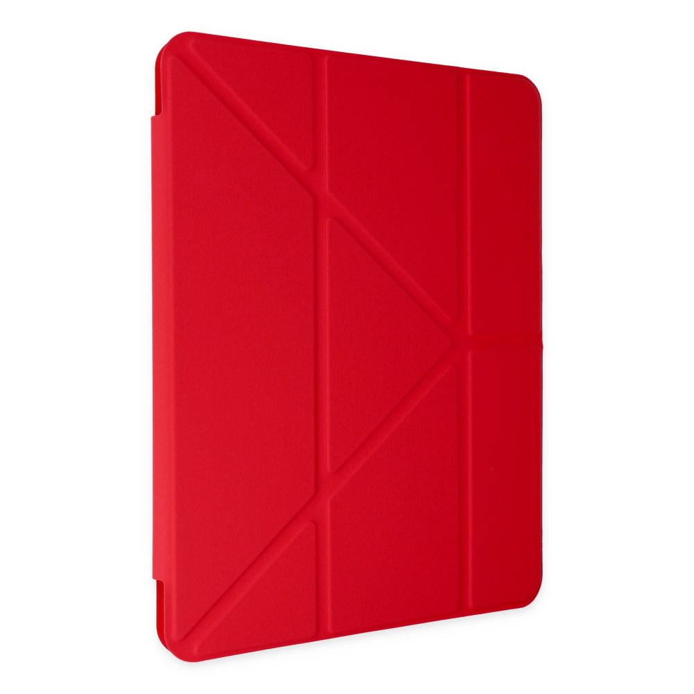 Redmi Pad SE Kılıf Kalemlikli Mars Tablet Kılıfı - Kırmızı