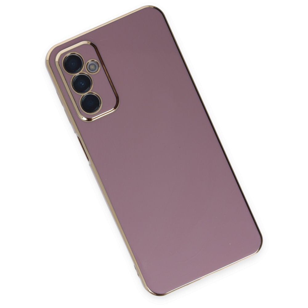 Samsung Galaxy M23 Kılıf Volet Silikon - Mor Samsung Galaxy M23 Kılıf Volet Silikon - Mor