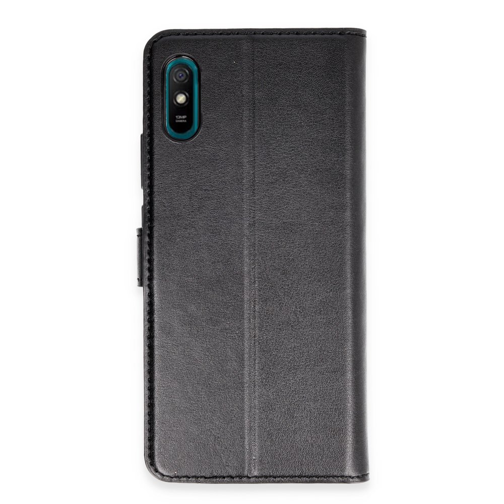 Redmi 9A Kılıf Trend S Plus Kapaklı Kılıf - Siyah Redmi 9A Kılıf Trend S Plus Kapaklı Kılıf - Siyah