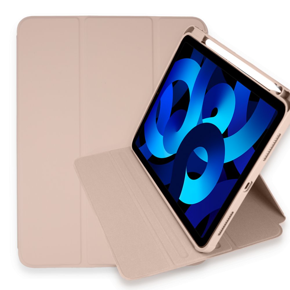  iPad Pro 11 (2020) Kılıf Starling 360 Kalemlikli Tablet Kılıf - Rose Gold