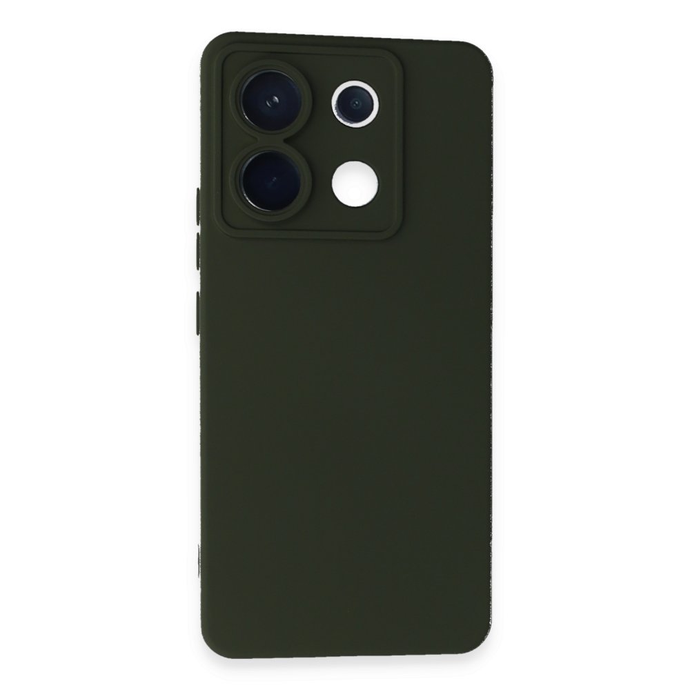 Redmi Note 13 Pro 5G Kılıf Nano içi Kadife Silikon - Koyu Yeşil Redmi Note 13 Pro 5G Kılıf Nano içi Kadife Silikon - Koyu Yeşil