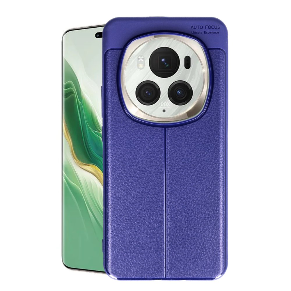 Huawei Honor Magic 6 Pro Kılıf Auto Focus Kapak - Lacivert  Huawei Honor Magic 6 Pro Kılıf Auto Focus Kapak - Lacivert