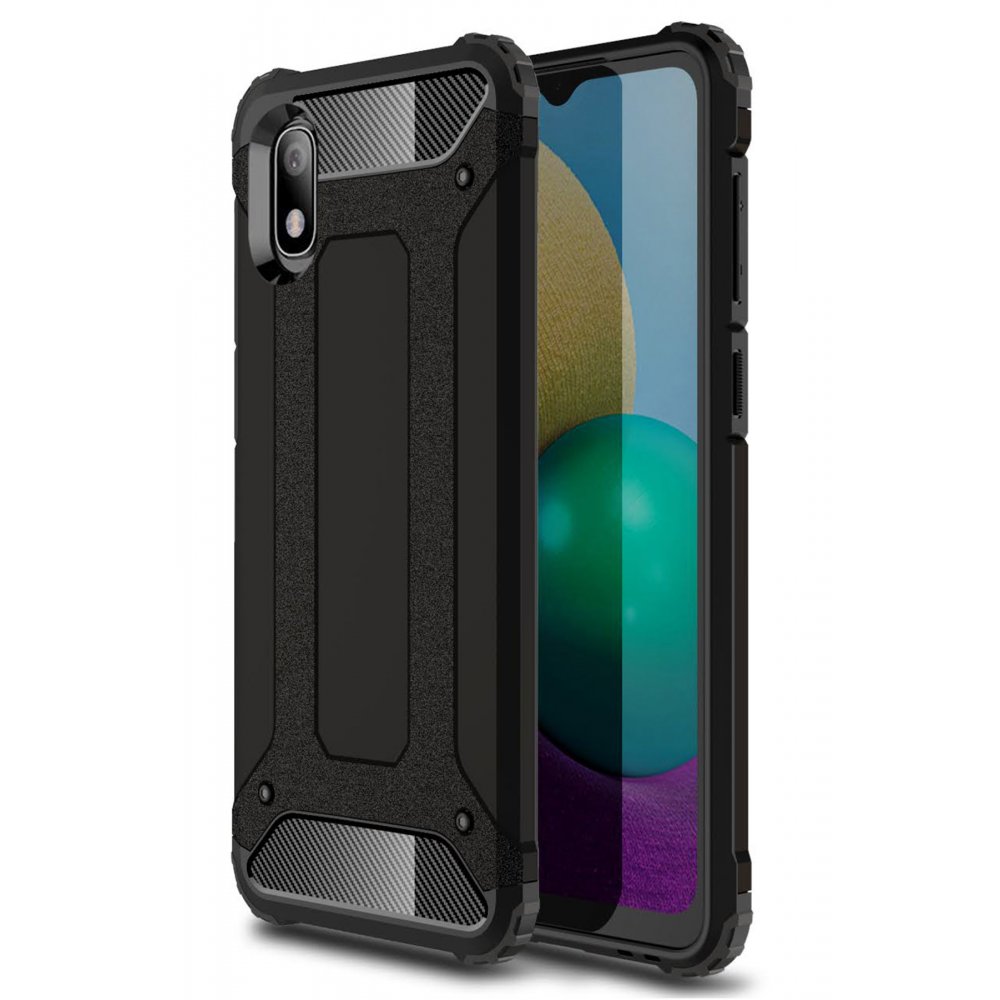  Samsung Galaxy A01 Core Kılıf Tank Silikon Kapak - Siyah