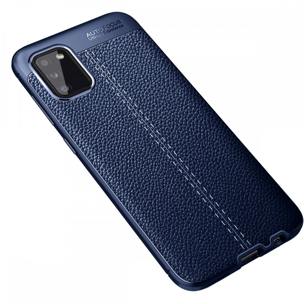  Samsung Galaxy A02S Kılıf Auto Focus Kapak - Lacivert