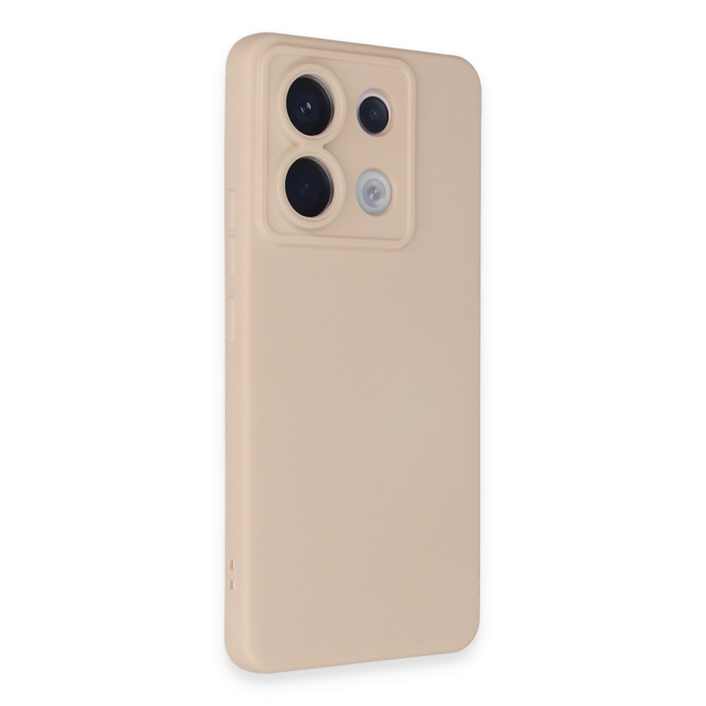 Redmi Note 13 Pro 5G Kılıf Nano içi Kadife Silikon - Pudra Redmi Note 13 Pro 5G Kılıf Nano içi Kadife Silikon - Pudra