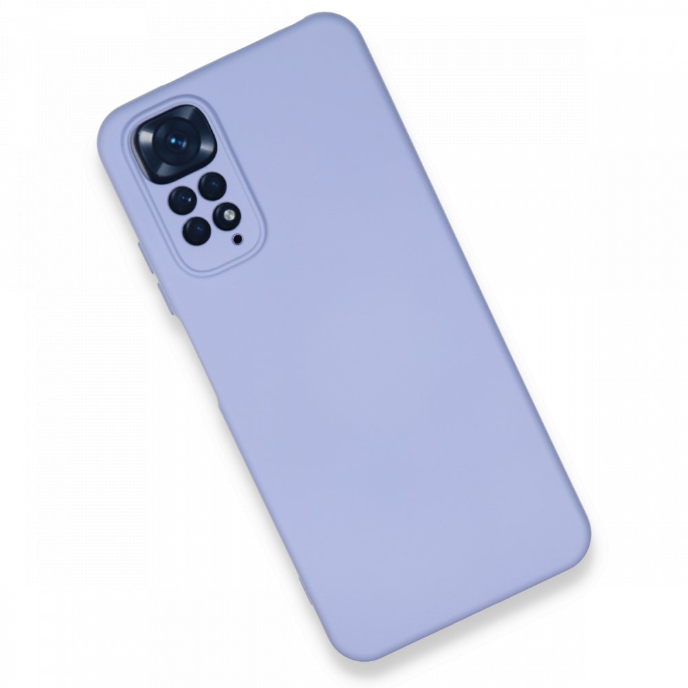 Redmi Note 11S Kılıf Nano içi Kadife Silikon - Lila Redmi Note 11S Kılıf Nano içi Kadife Silikon - Lila
