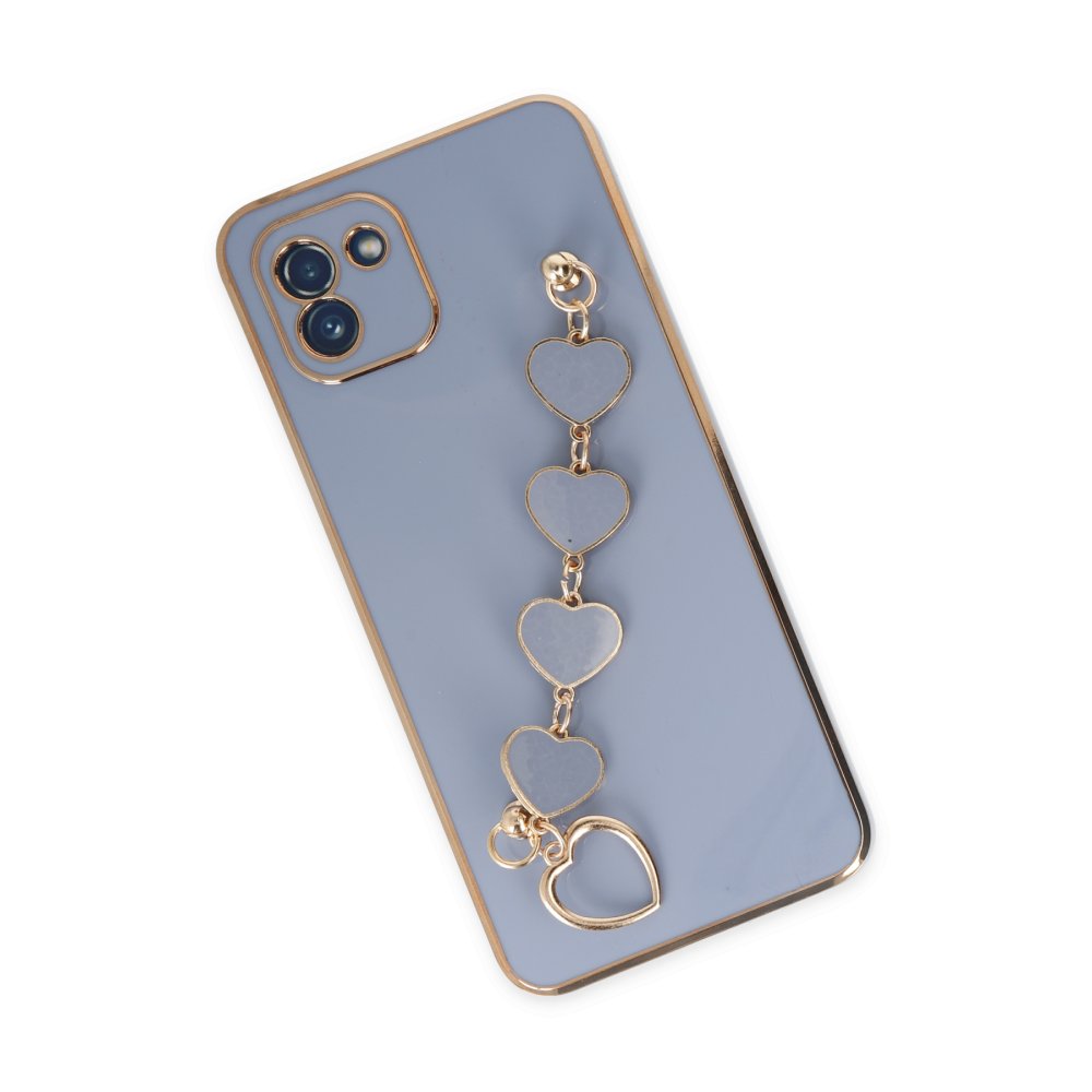  Samsung Galaxy A03 Kılıf Esila Silikon - Gri