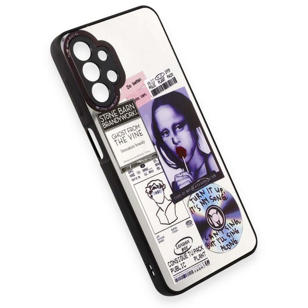  Samsung Galaxy A13 4G Kılıf Mirror Desenli Kapak - Mirror - 2