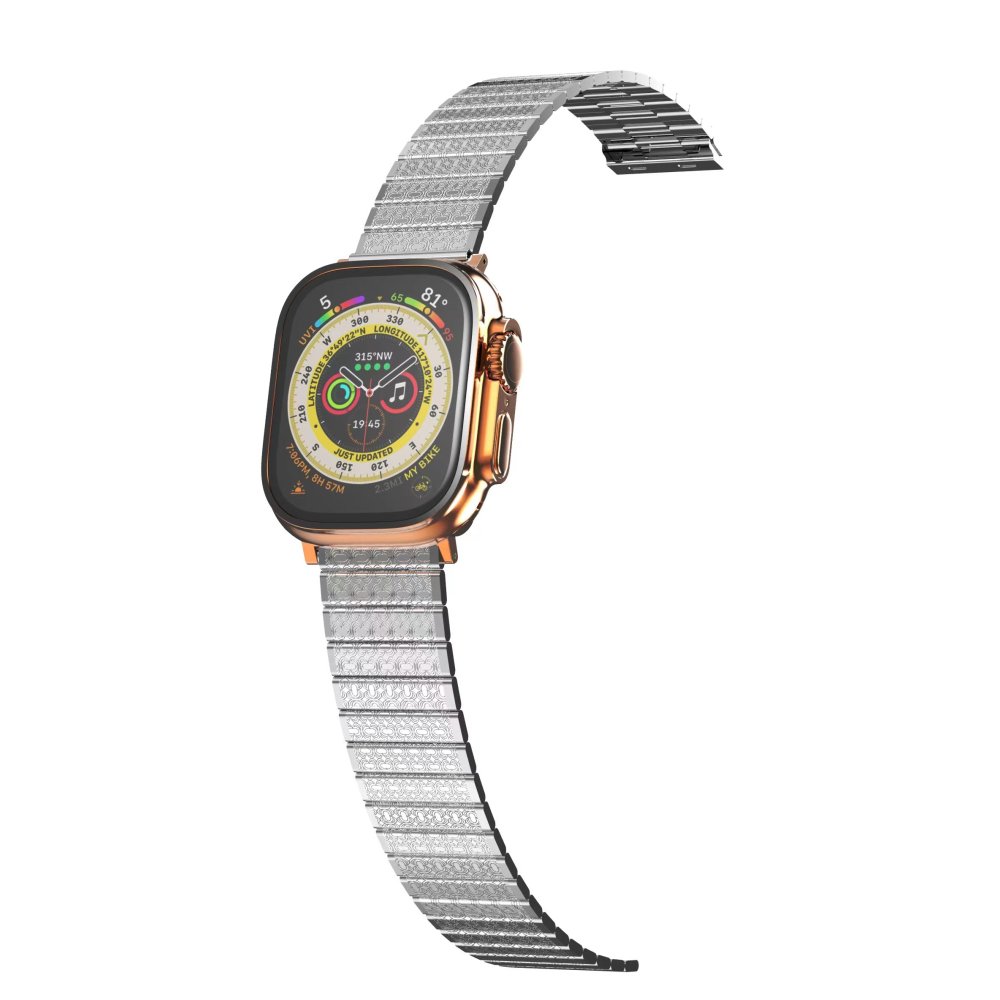  Apple Watch Ultra 49mm Made Metal Kordon - Gümüş