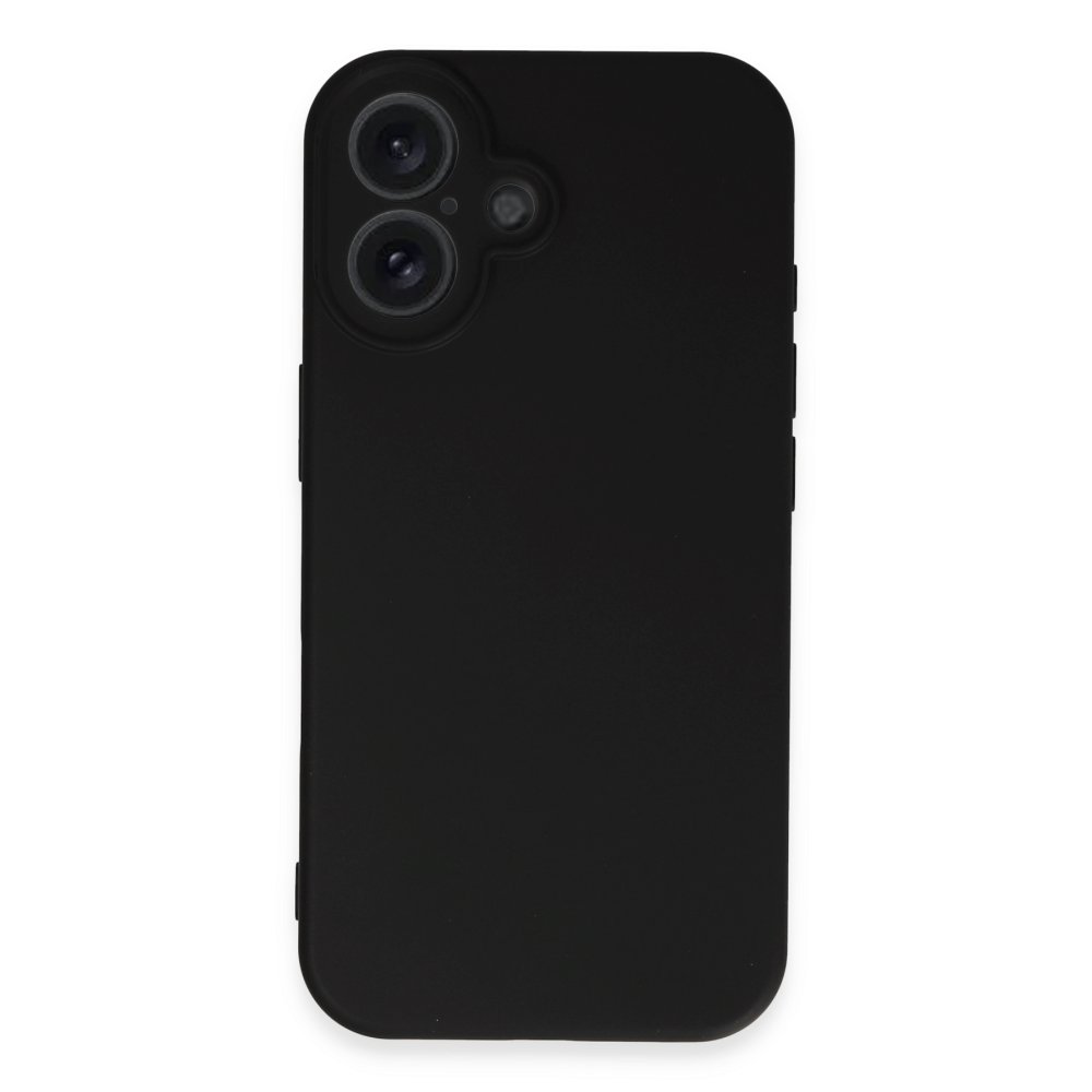 iPhone 16 Kılıf First Silikon - Siyah  iPhone 16 Kılıf First Silikon - Siyah