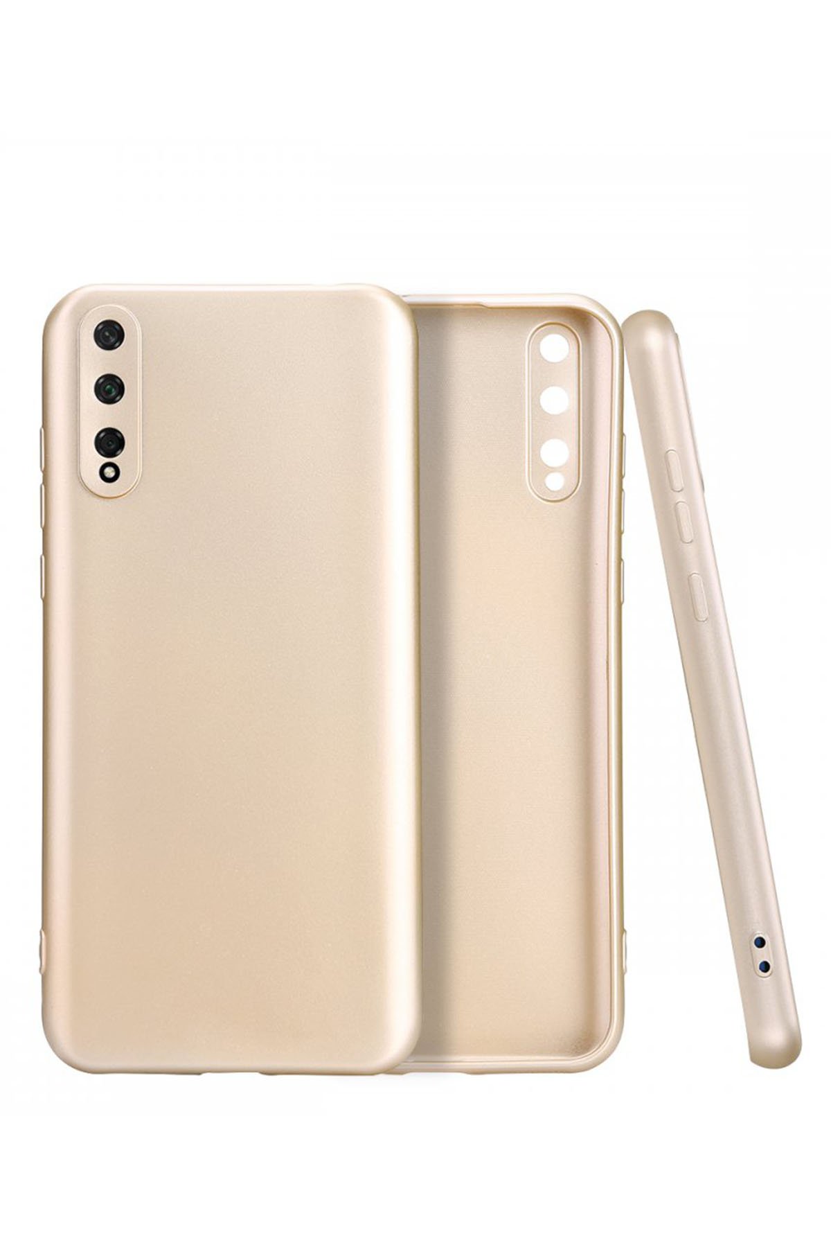 Huawei P Smart S Kılıf First Silikon - Rose Gold Huawei P Smart S Kılıf First Silikon - Rose Gold